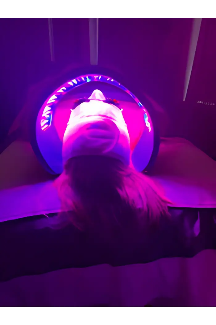 Celluma light therapy treatment at Skin and Tonic